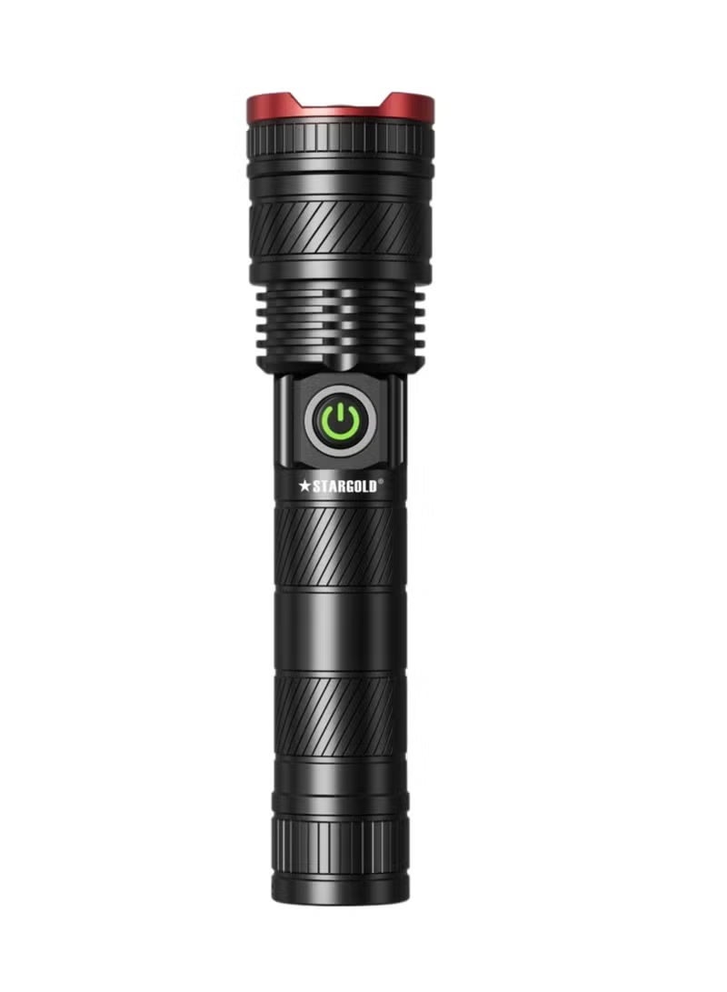 Stargold SG-S1 Rechargeable Flashlight – 20W LED, 4000mAh, 1000m Range - Image 1