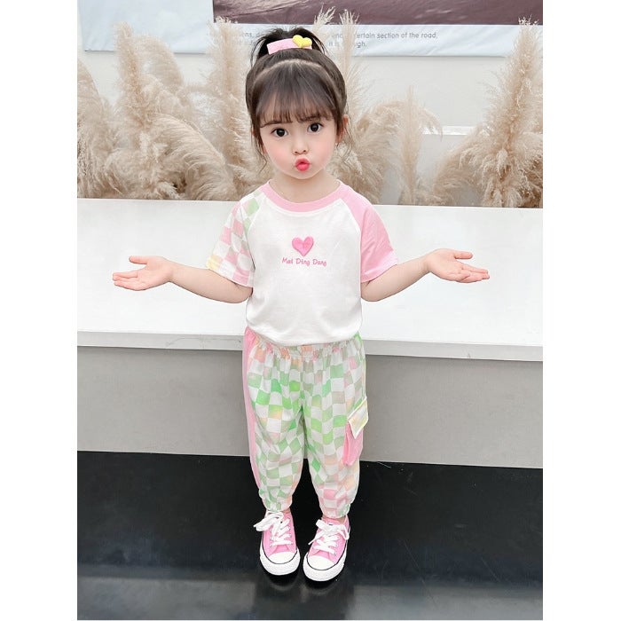 Girls Summer Sports Set 2024 Picture Color 