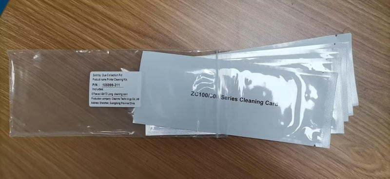 Diverse application fit 5 x 105999-311 54x172mm Card Printer Long Cleaning Card kit for Zebra ZC100/300/350 Series Diverse purchase options - Image 3