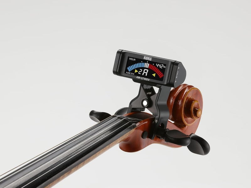 Korg AW-LT100V Violin Clip-on Tuner - Black - Image 5