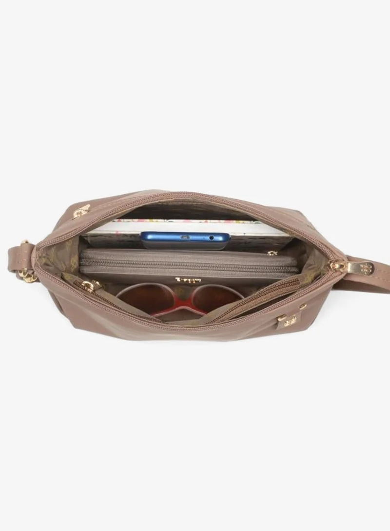 Baggit  Women Beige Sling Bag Small Size | Ladies Stylish Casual Cross Body Purse Handbag for Women | Best Price UAE