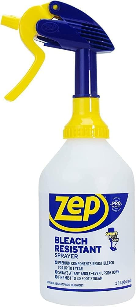 Zep Bleach Resistant Professional Sprayer Bottle  32 oz Pack of 2  ZUPRO230 Foot Stream Spray or a Fine Mist Adjustable Nozzle Measurements Bleach Resistant for Up to a Year - Image 2