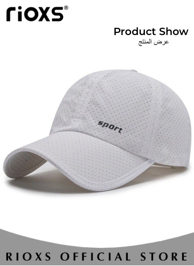 RIOXS - Sport Sun Visor Hats,3 Pcs Sunshade Hat For Men And Women,Adjustable Empty Top Baseball Cap,Unisex Cotton Ball Caps,Breathable Outdoor Cap For Running Jogging Golf Tennis Leisure Tourism - Image 1