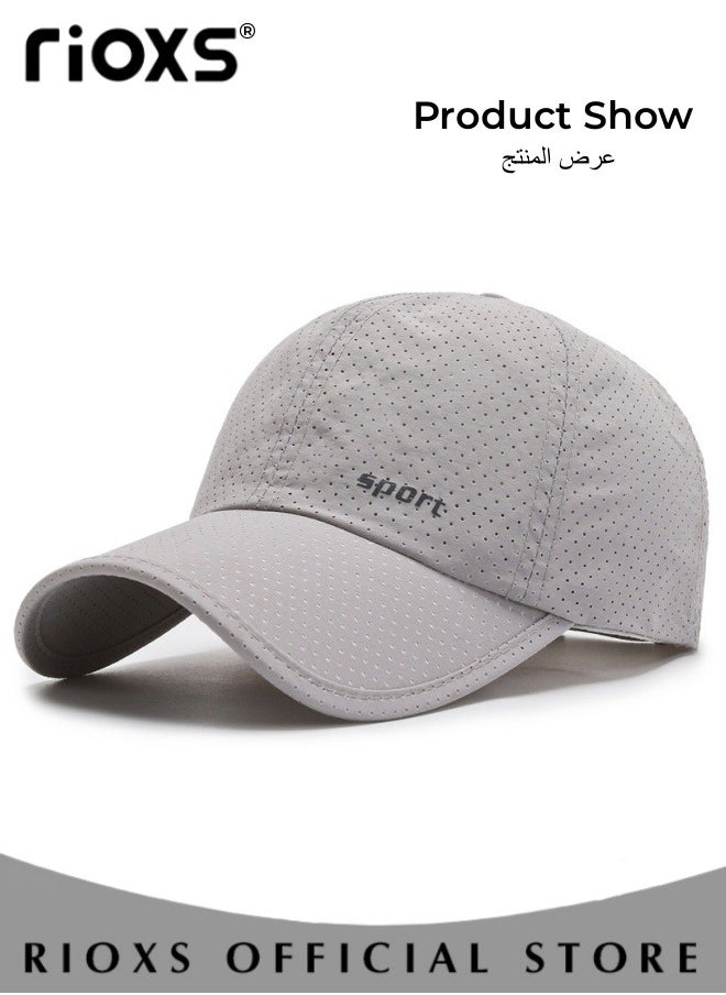 RIOXS - Sport Sun Visor Hats,3 Pcs Sunshade Hat For Men And Women,Adjustable Empty Top Baseball Cap,Unisex Cotton Ball Caps,Breathable Outdoor Cap For Running Jogging Golf Tennis Leisure Tourism - Image 1