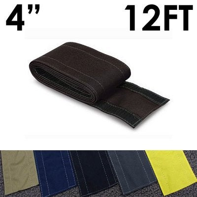 Electriduct 4" SafCord Carpet Cord Cover Strip Secure and Hide Floor Cables and Wires - 12 Feet - Black | Works only on Commercial Carpet, Barber and Loop Style Rugs - Image 2