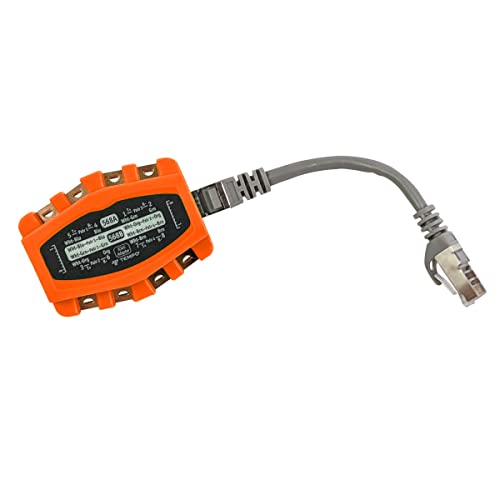 Paladin Tools PA1902 RJ45 Modular Adapter, 8 Way | CAT4-CAT6 RJ45 LANs | Notched Copper Contacts, Snagless Plugs - Image 4