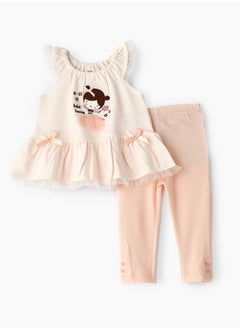 Tiny Hug Baby Girl Pink Ballerina Set  - Image 1