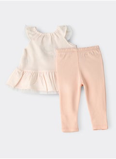 Tiny Hug Baby Girl Pink Ballerina Set  - Image 2