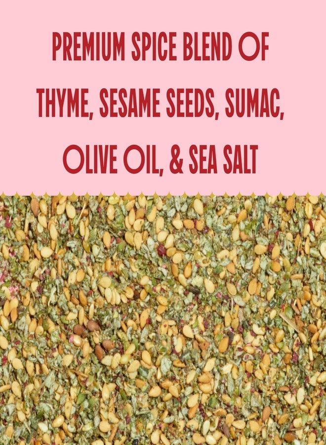 Hayati Palestinian Za’atar (2.5oz Tin) – Premium Thyme, Sesame & Sumac Spice Blend – Authentic Middle Eastern Seasoning for Bread, Eggs, Chicken & Salads - Image 2