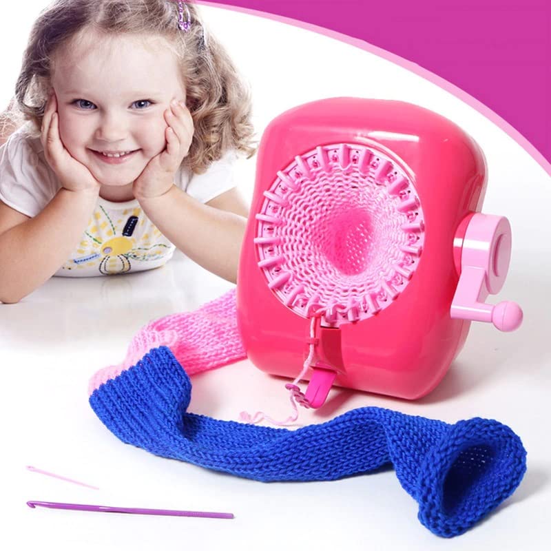 Zest 4 Toyz zest 4 toyz Handmade Wool Kniting Sewing Machine Hand-Knitted Sweater Hat Socks Scarf Cylinder Loom for Adult and Children