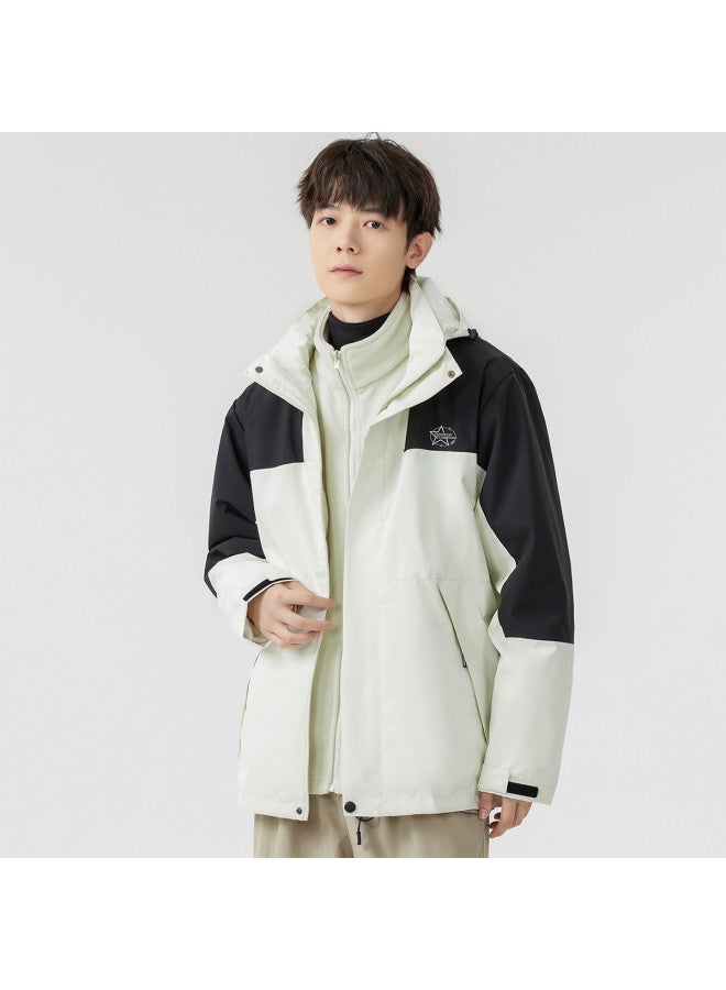 Warrior Detachable 3-in-1】men's Autumn Sports Jacket, Comfortable Windproof Warm Trendy Hooded Jacket For Men - Image 3