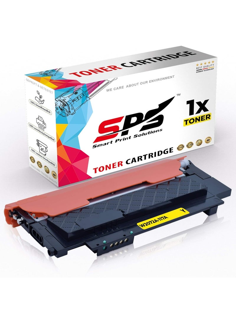 SPS Compatible Toner Cartridges for HP | W2072A 117A | 1x Yellow | Yield upto 1,000 Pages