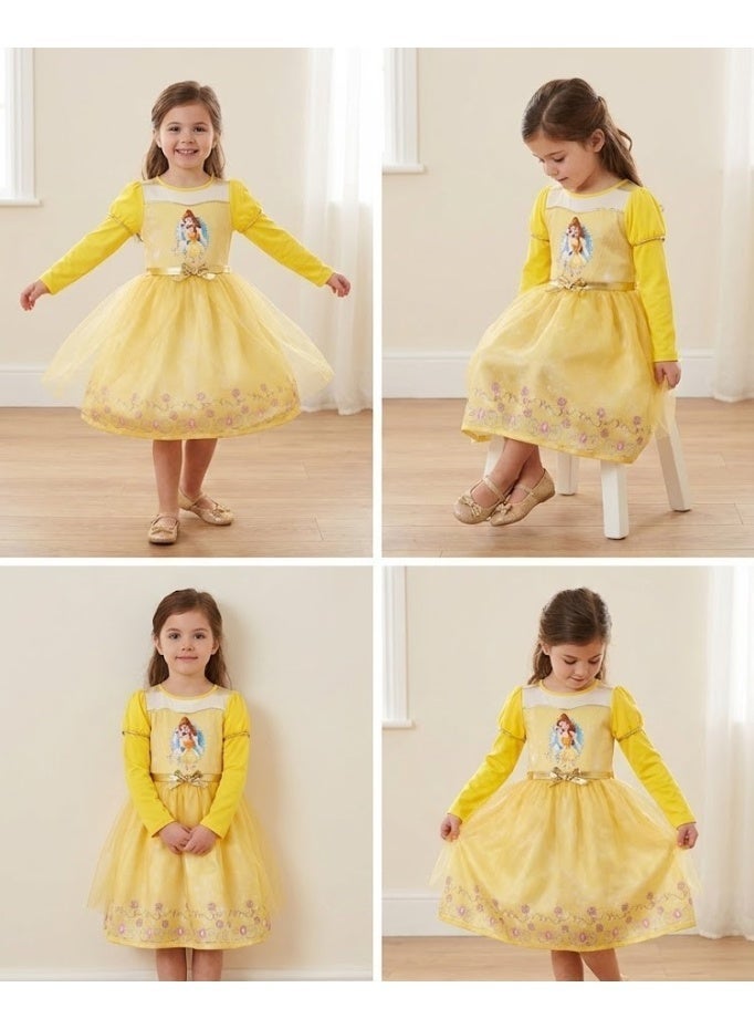 Disney Princess Belle Girls' Costumes Dress - Image 3