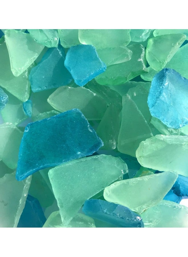 Nautical Crush Trading Sea Glass | Caribbean Blue & Green Colored Sea Glass Mix | Sea Glass for Art Crafts and Decor | Sea Glass Bulk (11 Ounces) - Image 4