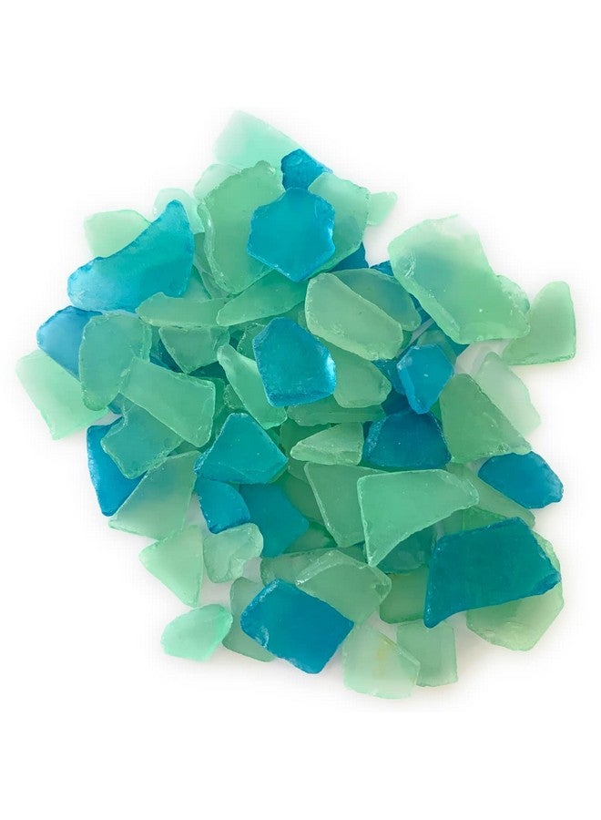 Nautical Crush Trading Sea Glass | Caribbean Blue & Green Colored Sea Glass Mix | Sea Glass for Art Crafts and Decor | Sea Glass Bulk (11 Ounces) - Image 5