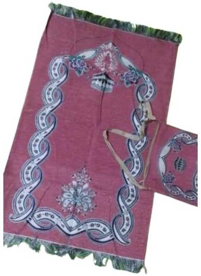 prayer rug pink cotton with rug holder - pzsku/ZAF696030457D5779E776Z/45/_/1695633955/50ce7462-5b95-41df-9946-11b7205bb812