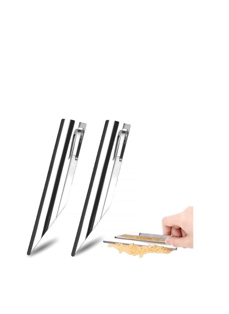 2pcs Table Crumb Sweeper,Crumb Sweeper for Tablecloth,Stainless Steel Crumber Tool Crumbers for Servers Waiters and Waitresses