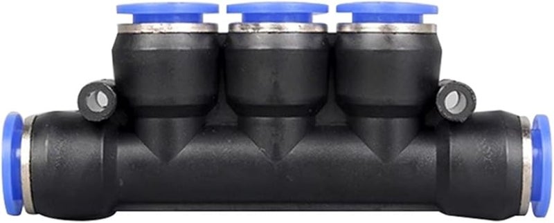 مشابك هوائية سريعة التوصيل 100 قطعة موصل أنبوب 10 مم لون PK - Image 1