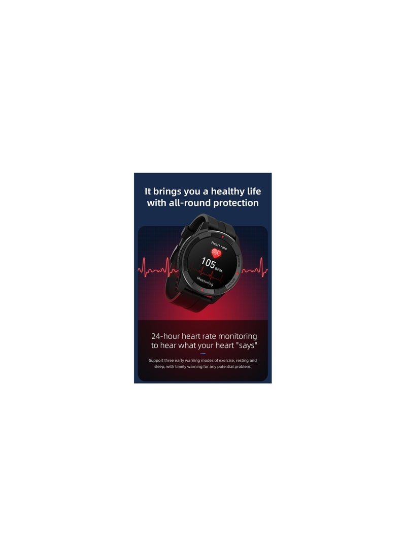 Mibro - Mibro  Smart Watch Fitness Tracker with 38 different sport modes, splash proof  Watch X1  black - Image 1