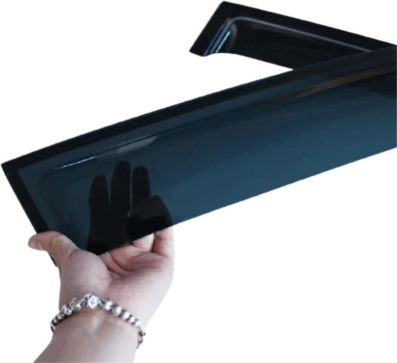 Vuzmode Door Visor Sun Rain Guards for Mitsubishi Outlander - Image 3