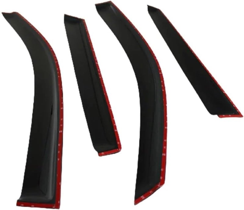 Vuzmode Door Visor Sun Rain Guards for Mitsubishi Outlander - Image 4