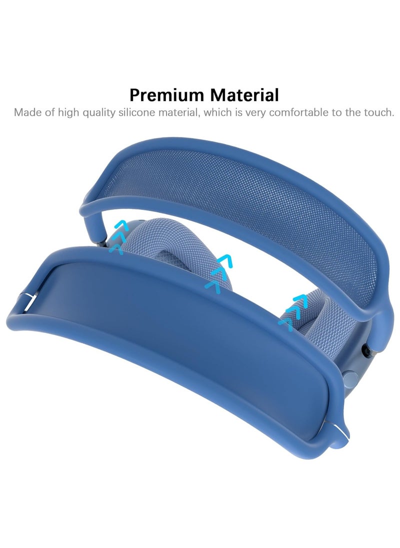 AROAQ - Clear Soft TPU Airpod Max Ear Cover, Silicone Cases Suitable for Apple AirPods Max 3-in-1 Headphones Anti-Scratch Ear Cups Cover Headband Cover and Ear Pad Protector Case Skin Accessories - Image 1