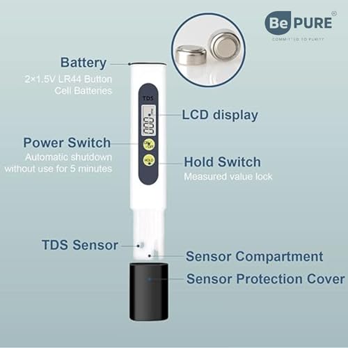 Bepure 18 in 1 Water Testing Kit with TDS, pH, Chlorine and 14 More Parameter Testing | Instant Water Quality Result - Image 4