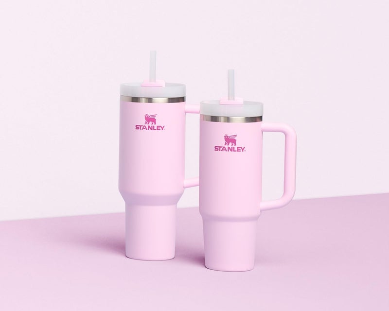 Stanley Stanley Quencher H2.0 Tumbler with Handle and Straw 30 oz | Flowstate 3-Position Lid | Cup Holder Compatible for Travel | Insulated Stainless Steel Cup | BPA-Free | Cherry Blossom - Image 4