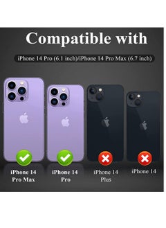 DIGI CORE iPhone 14 Pro Camera Lens Protector Compatible With Apple iPhone Keep Original Camera HD Glass iPhone 14 Pro Max Camera Lens Protector Silver  - Image 3