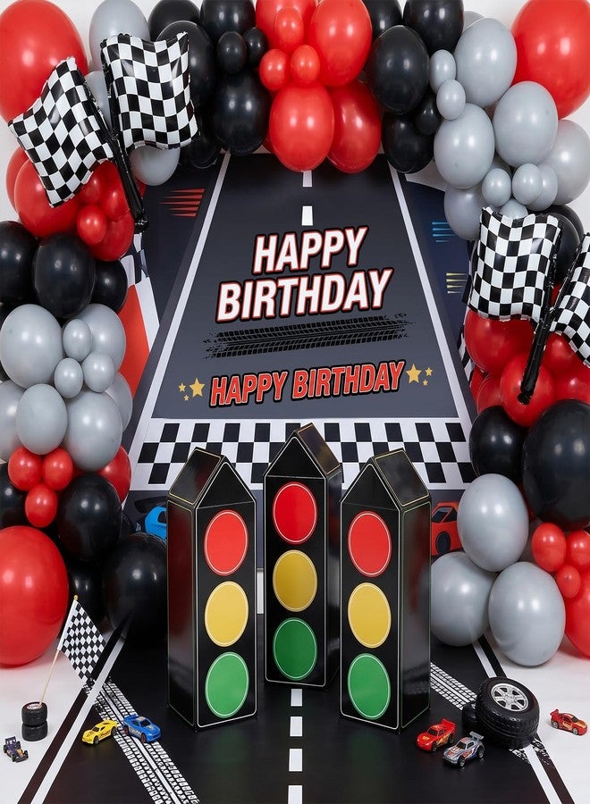 Jowgut 6 Pack Traffic Light Favor Boxes, 17 Inch Transportation Boxes Party Supplier for Table Topper, Race Car Birthday Decorations Gift Boxes for Party Centerpieces Photo Props - Image 5