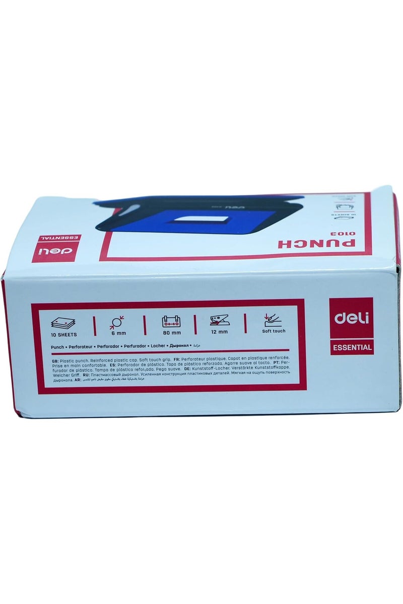 Deli Metal Punch Machine, Black - Image 4