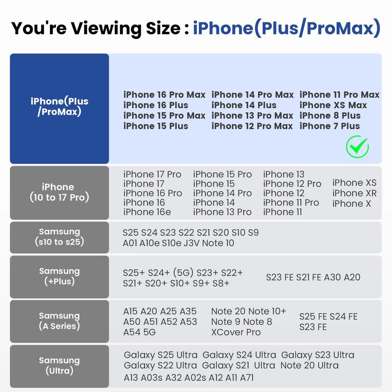 DeBin Holster for Large iPhone Plus, Pro Max Models 16 15 14 13 12 11 Xs Max â€“ Leather Cell Phone Belt Holder Case with Clip, Carrying Pouch Cover Fits Phone with Case on, Black - Image 2