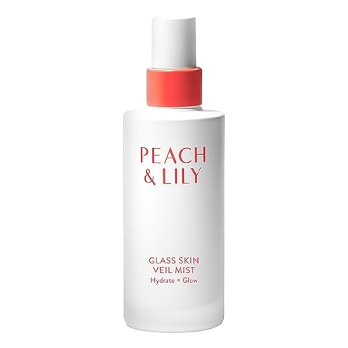Peach & Lily - Glass Skin Veil Mist (3.38 ounces) - Hydrate & Glow - Facial Mist - Weightless - Cucumber Water, Lotus, Peach, Reishi Mushroom - Self Care - Vegan & Cruelty Free - Korean Beauty - Image 1