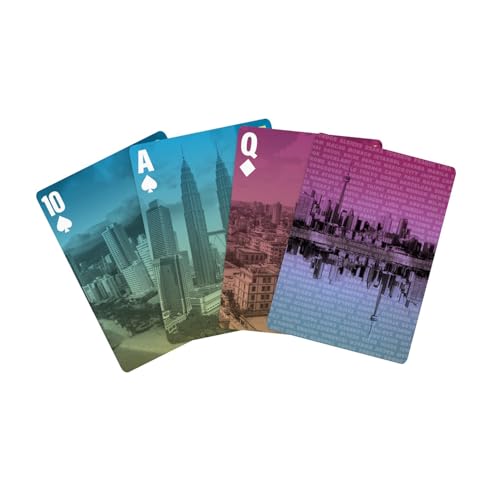 Bicycle Cities of the World Playng Cards Deck for Collectors and Travel Lovers, Black - Image 2