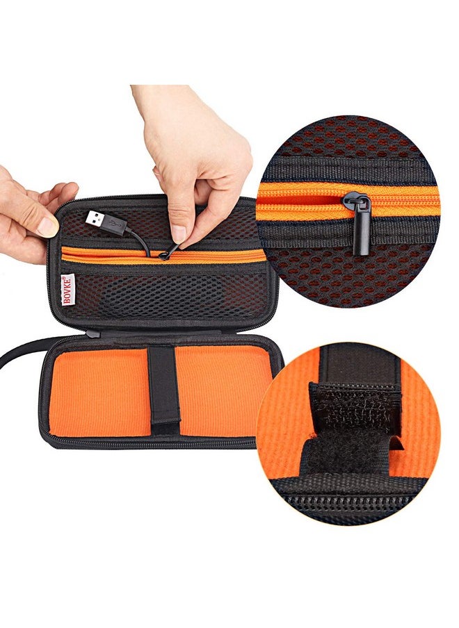bovke BOVKE Hard Graphing Calculator Case Compatible with Texas Instruments TI-84 Plus CE/TI-84 Plus/TI-83 Plus CE/Casio fx-9750GII, Extra Zipped Pocket for USB Cables, Manual, Pencil, Ruler, Black  - Image 5