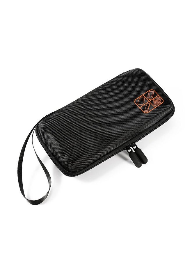 bovke BOVKE Hard Graphing Calculator Case Compatible with Texas Instruments TI-84 Plus CE/TI-84 Plus/TI-83 Plus CE/Casio fx-9750GII, Extra Zipped Pocket for USB Cables, Manual, Pencil, Ruler, Black  - Image 4