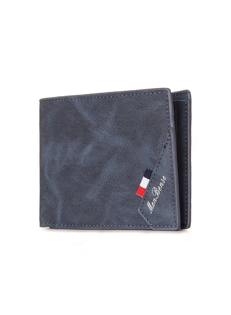 MenBense Business Men's Wallet Short Wallet Card Holder Document Bag 12*9.5*1.5cm - Image 2