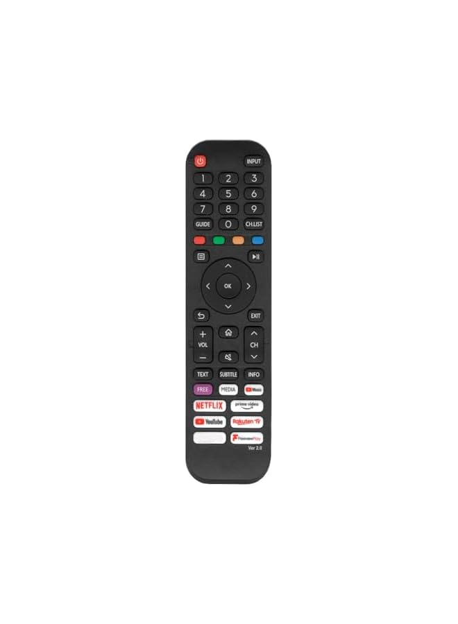 The Bros Universal Replacement Remote Control Compatible With Hisense Smart Tv Vidaa 4k Hdtv Fhd Qled Lcd Led With 6 Hotkeys For All Your Favrate Apps, New Upgraded Infrared - Image 3