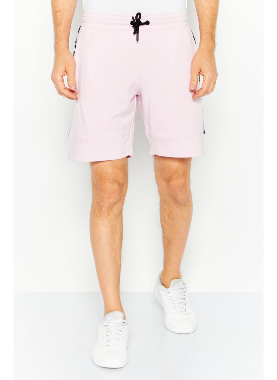 DKNY Sport Men Sportswear Fit Training Shorts, Pink  - Image 1