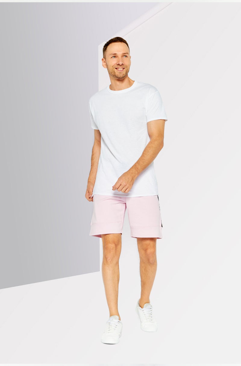 DKNY Sport شورتات تدريب رياضية للرجال، وردي - Image 2