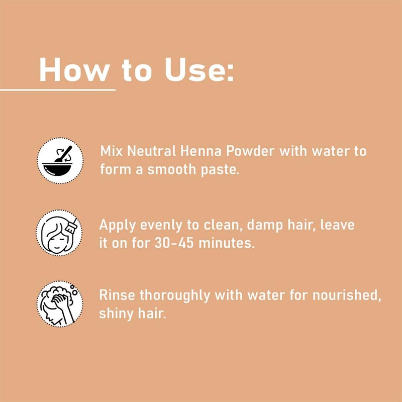 minature mi nature Neutral Henna PowderCassia Obovata for Hair ConditioningAdds no Colour to hair 100 Pure Herbal Henna Powder Hair Scalp care maskUnisex 100 gm4 oz - Image 4