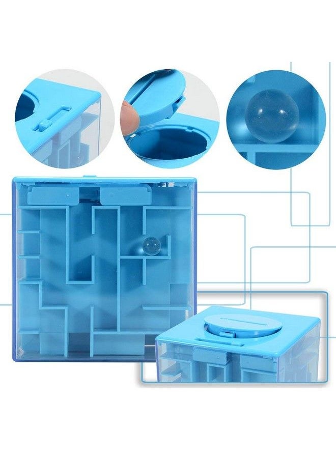 ThinkMax Money Maze Puzzle Box For Kids And Adults, Perfect Money Holder Maze Puzzle Gift Box (Blue)  - Image 5