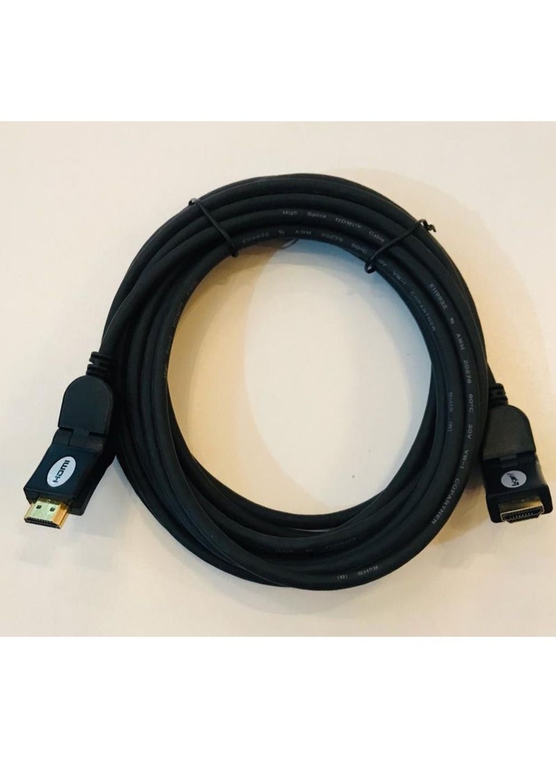 L-com Swivel connector HDMI cable, HDMI Male / HDMI Male 3.0 M - Image 3