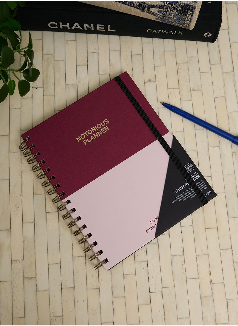 Typo Stationery 2024 25 Study Planner Notorious Plann  - Image 1