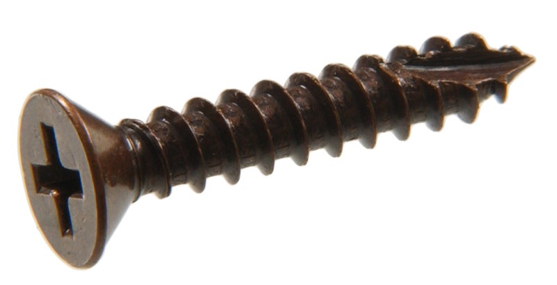 Hillman 45363 7 x 34Inch Flat Phillips Wood Screw Antique Bronze Pack of 40