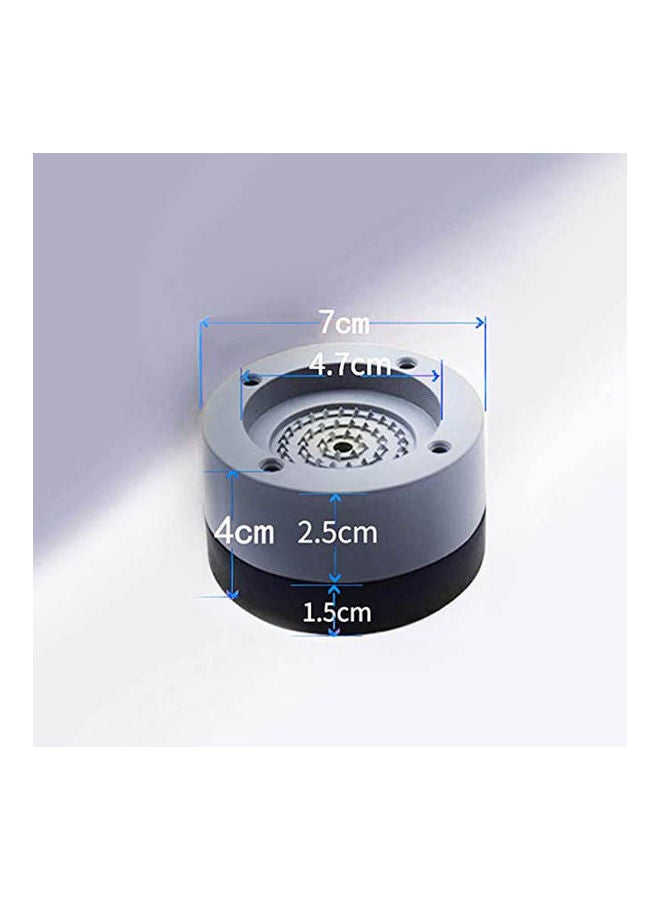 4Pcs Washing Machine Foot Pads Anti Vibration Washer Feet Pad Grey 4 X 7cm - Image 2