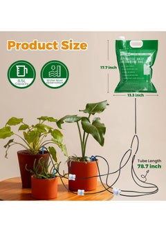 6500ml Plant Drip Irrigation Bag with 4 Adjustable Water Outlets (0-250ml/hr), 26-Day Automatic Watering System with Hook for Efficient Plant Care - 1 Piece - pzsku/ZAF6A5D5FA8971C722B3EZ/45/_/1723026887/0d3c16d7-de5d-4be7-8c19-f3fcb4fd0b3a