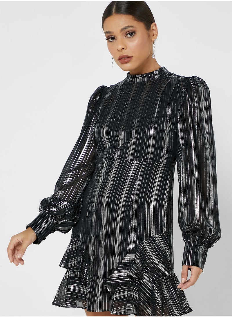 Striped Pleated Dress - pzsku/ZAF6A65F98A13BF900DCDZ/45/_/1694803105/5ea9a3c0-352e-4249-b6be-dbaf006c124a