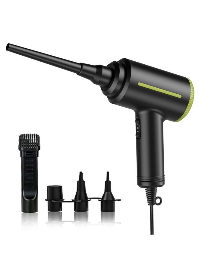Dorobeen Compressed Air Duster, Electric Air Duster, Handheld Air Blower, 500W 40000RPM Powerful Air Duster, Wired Air Duster for Computer Keyboard Electronics Cleaning - Image 1