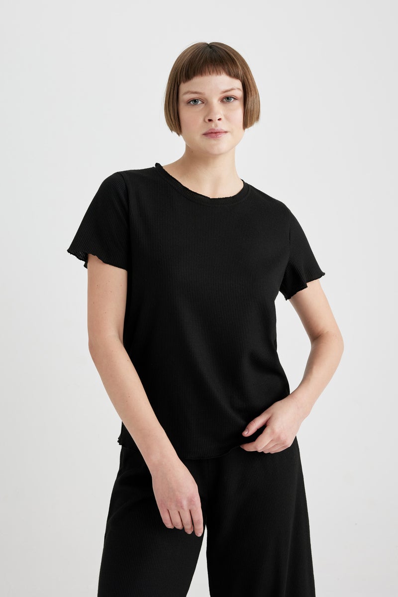 DeFacto Woman Regular Fit Crew Neck Knitted Tops  - Image 5